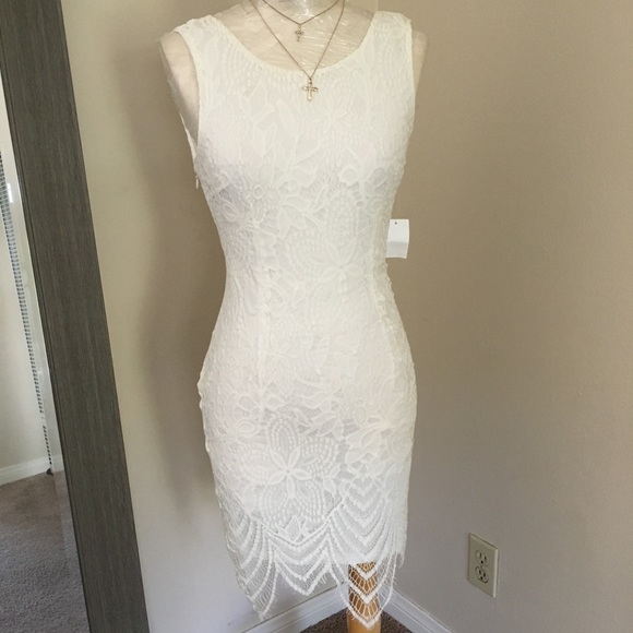 Charlotte Russe Dresses & Skirts - New beautiful classy midi fitted lace dress